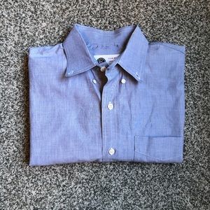 Club Monaco light blue button down shirt